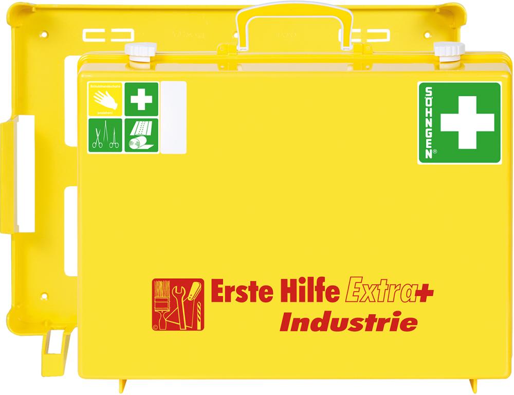 Erste-Hilfe-Koffer Extra+Industrie DIN 13157 gelb