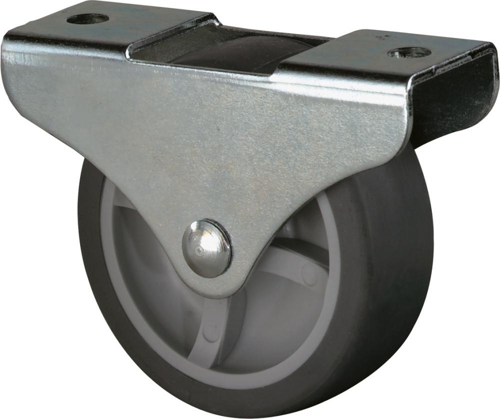 BS Rollen Kastenrolle 25mm E51.025 Gleitlager Gummirad