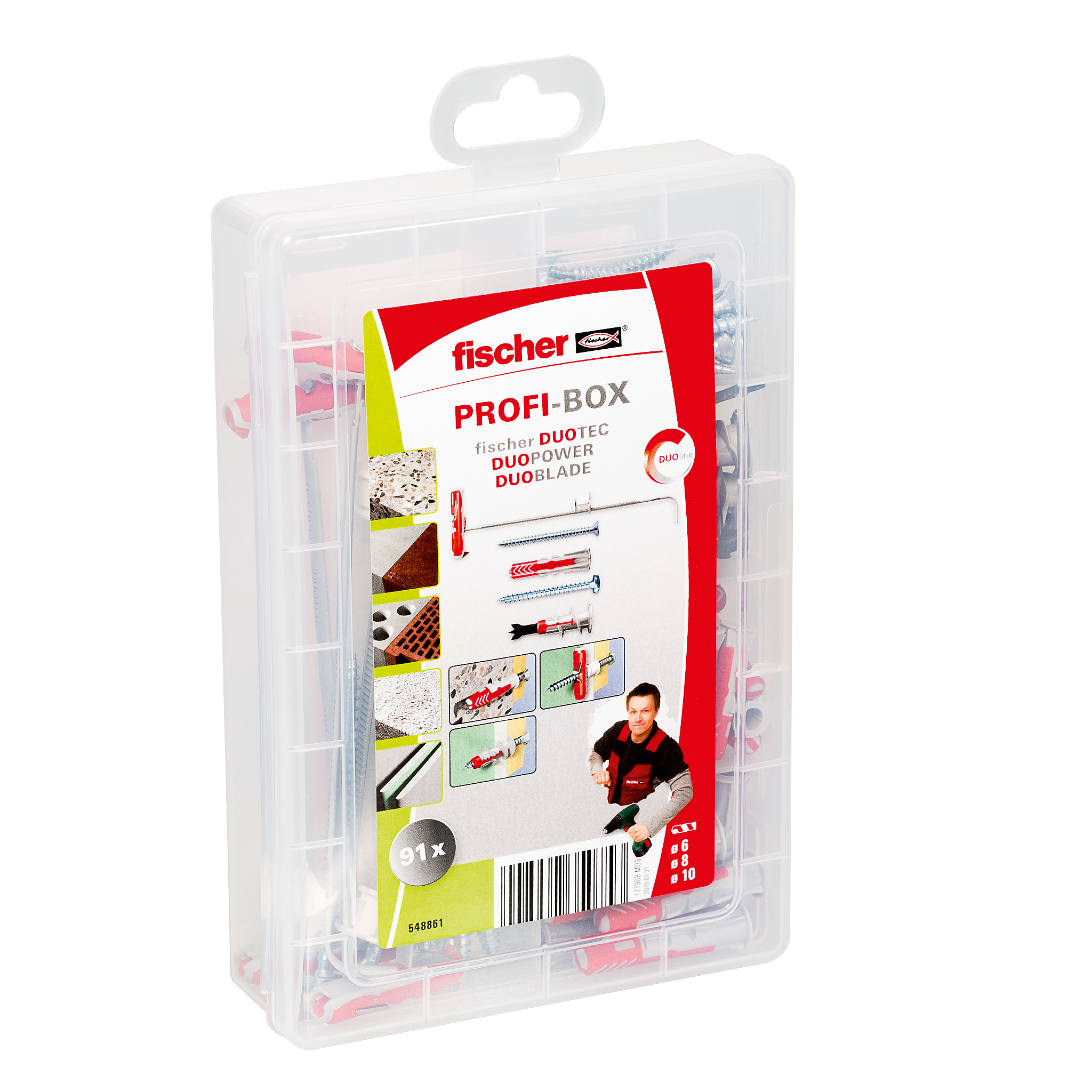 fischer Meister-Box DuoPower kurz/lang + Schraube (150 Teile)