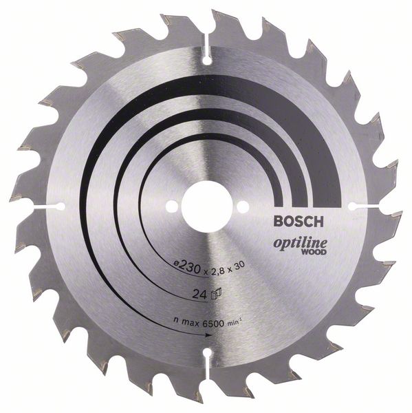 Bosch Kreissägeblatt Optiline Wood 230,0mm 24 Zähne