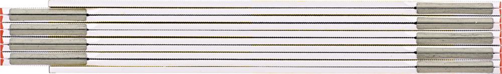 Stabila Gliedermaßstab Buche 3mx16mm weiß-gelb
