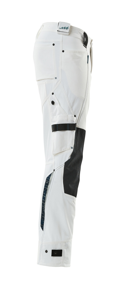 MASCOT ADVANCED Hose mit Knietaschen weiß 45