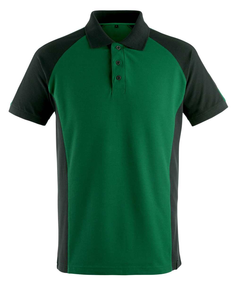 MASCOT Bottrop UNIQUE Polo-Shirt grün/schwarz XL