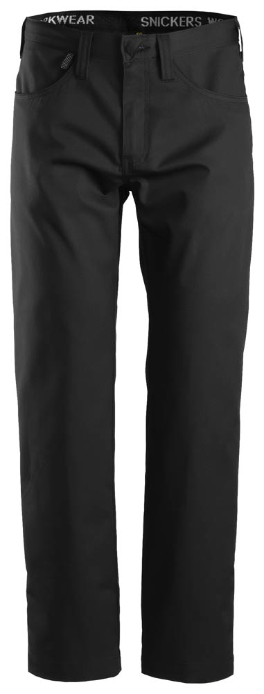 Snickers 6400 Service Chino Baumwoll-Arbeitshose schwarz