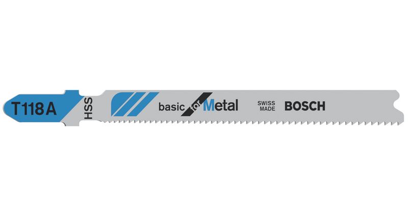 Bosch Stichsägeblatt T118 A BasicMetal L92mm (5 Stk.)