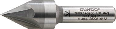 Guhdo HW-Schriftenfräser Z3 D14 60 Grad