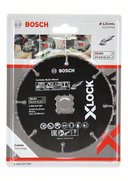 Bosch Carbide Multiwheel X-LOCK 125x1,0mm