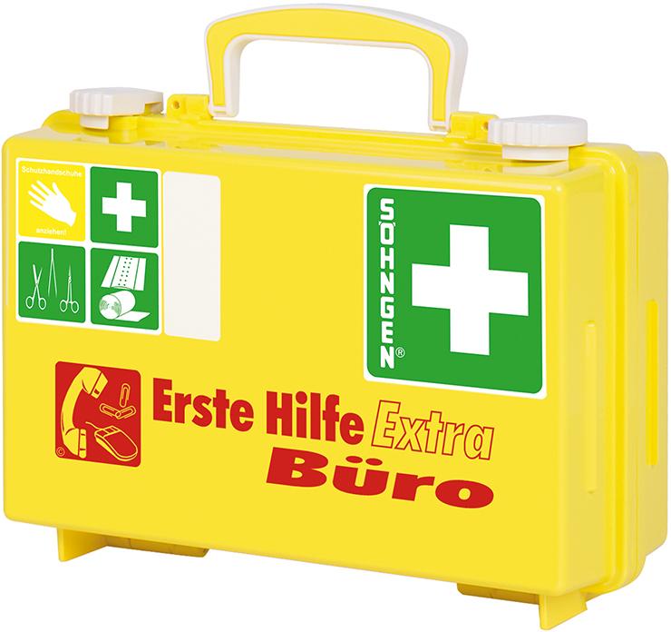 Söhngen Erste-Hilfe-Koffer Extra Büro, DIN 13157 gelb