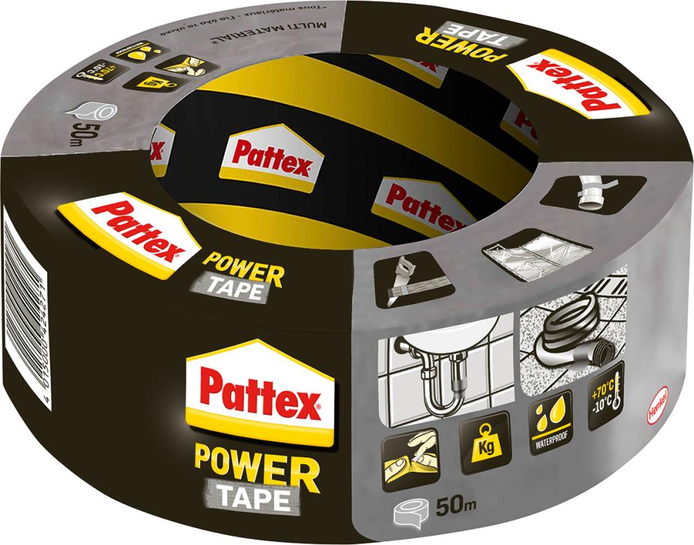 Pattex Power Tape 50 mm x 25 m silber Henkel