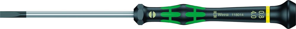 Wera Elektronik- Schraubendreher Schlitz 4x0,8x80mm