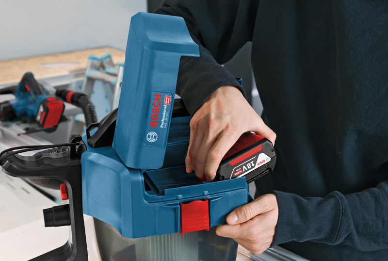 Bosch Akku-Staubsauger GAS 18V-10 L, mit Elektrowerkzeugadapter