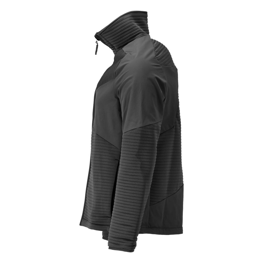 MASCOT CUSTOMIZED Fleecepullover mit Reißverschluss und Futter schwarz XL