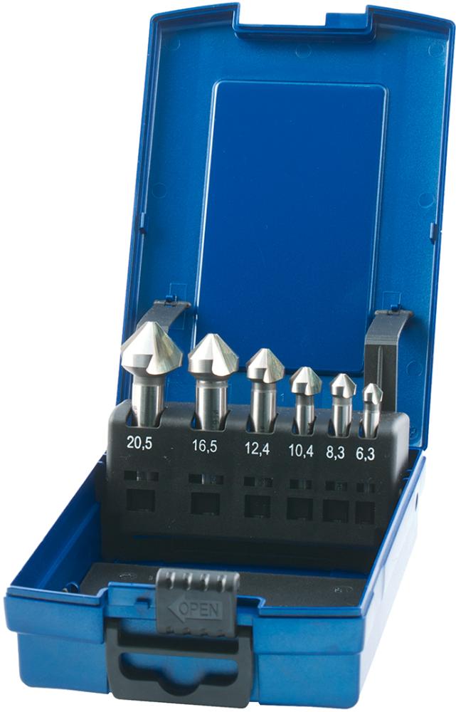Forum Kegel- und Entgratsenker-Satz HSS Co5 blank D335CHSSE 6,3-20,5mm 90 Grad