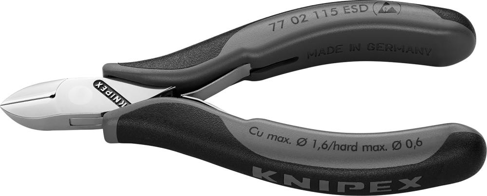 Knipex Seitenschneider Elektronik ESD Rundkopf mit kleiner Fase 115mm