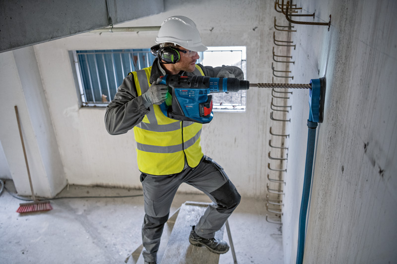 Bosch Akku-Bohrhammer BITURBO mit SDS max GBH 18V-40 C, mit XL-BOXX