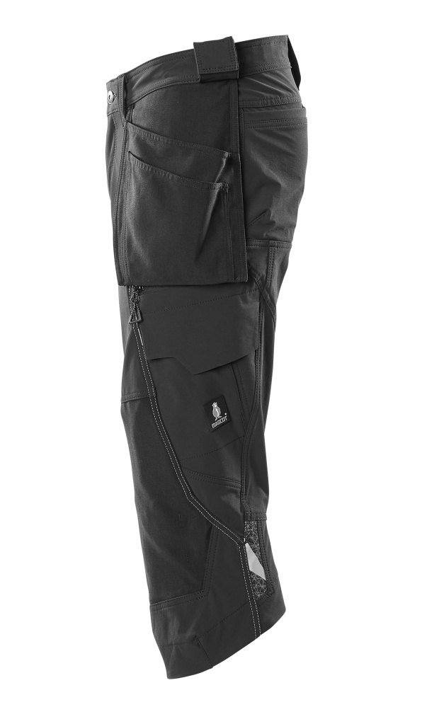 MASCOT ACCELERATE Dreiviertel-Hose mit Hängetaschen schwarz 47
