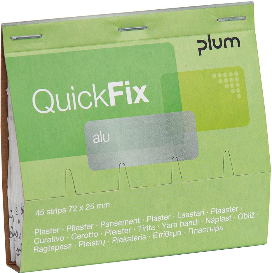 PLUM Nachfüllpackung QuickFix, mit 45 Pflastern, Alu