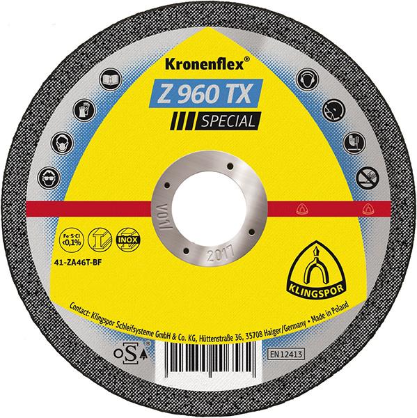 Klingspor Trennscheibe gerade Z960TX Inox 125x1,0mm gerade (25 Stk.)