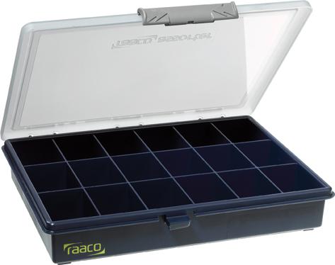 Raaco Sortimentskoffer Kunststoff Assorter 5-18 blau