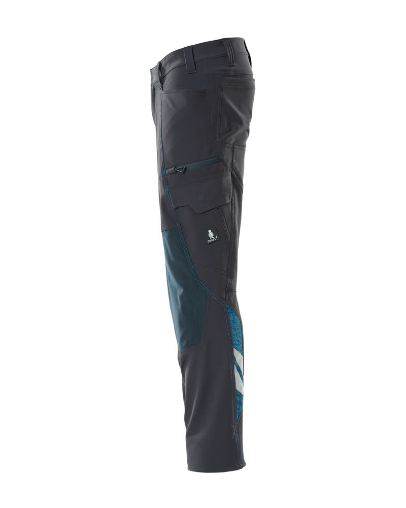 MASCOT ACCELERATE Hose mit Knietaschen schwarzblau 49 lang