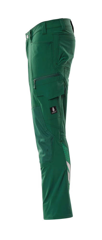 MASCOT ACCELERATE Hose mit Knietaschen grün 54 lang