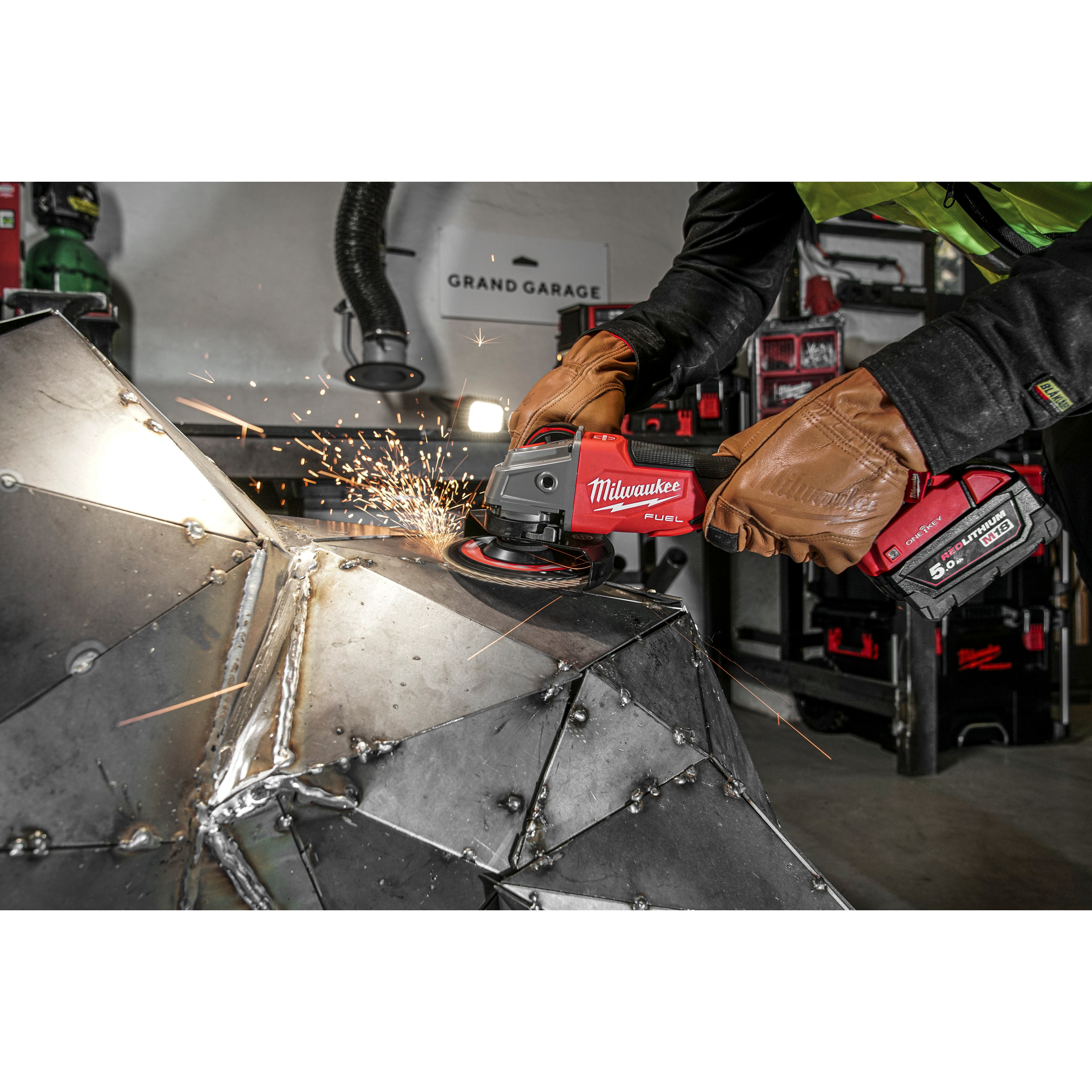 Milwaukee Akku-Winkelscheifer 18 V M18ONEFSAG125XPDB-0X solo