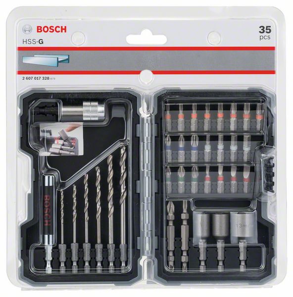 Bosch Metallboher-Bit-Set (35 Stk.)