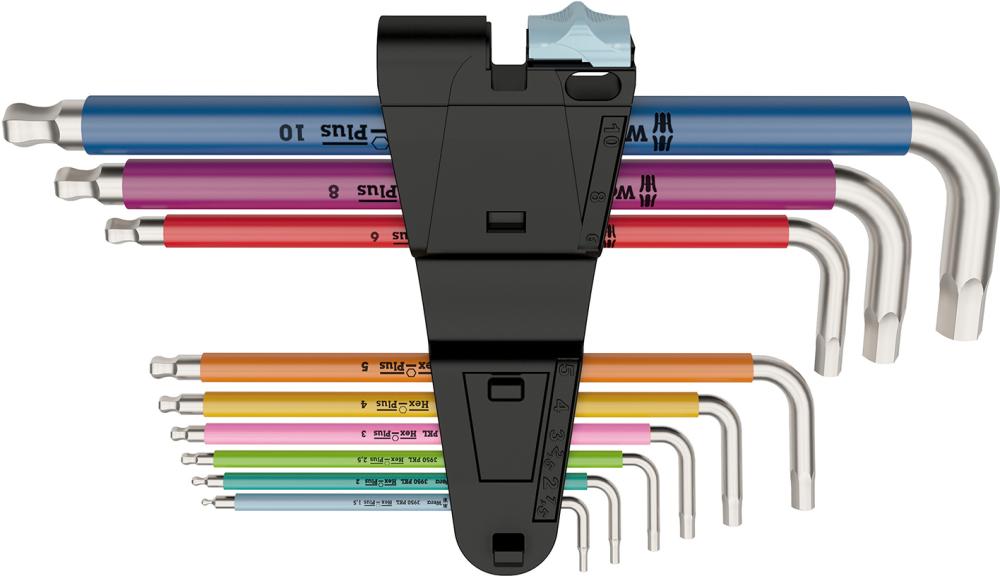 Wera Winkelschraubendreher- Satz Multicolor rostfrei 9-teilig Wera