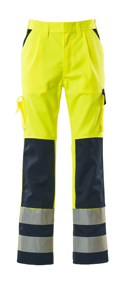 MASCOT Olinda SAFE COMPETE Hose mit Knietaschen hi-vis gelb/marine 48 lang