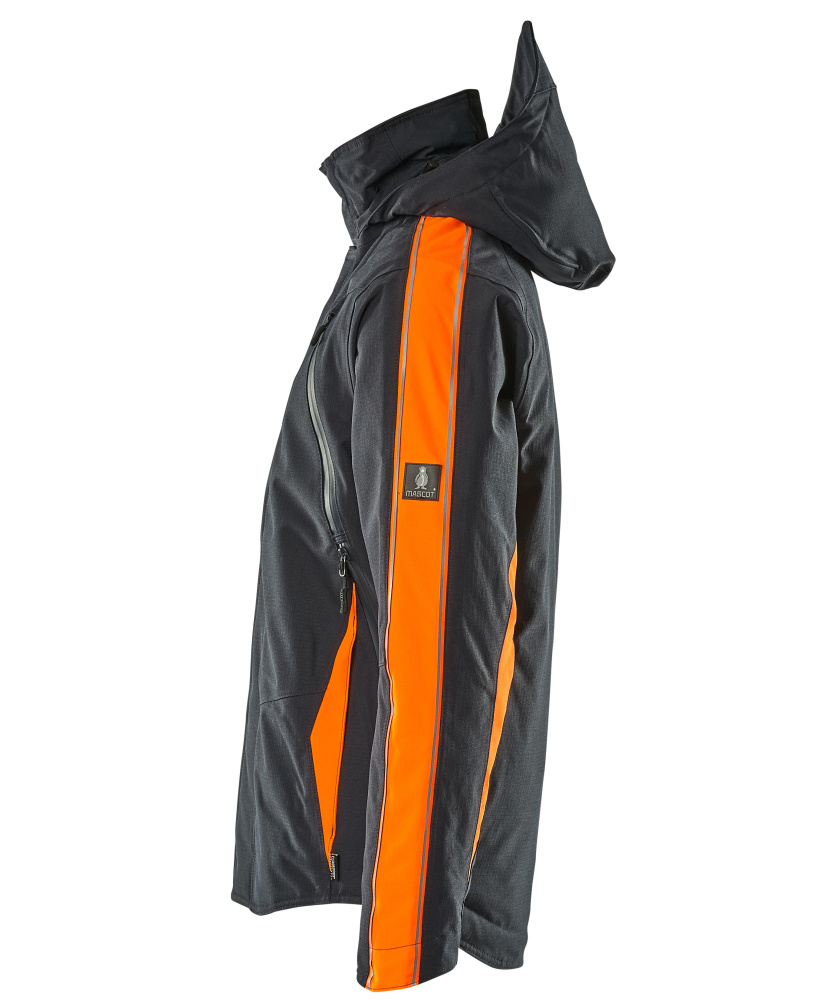 MASCOT Tolosa HARDWEAR Winterjacke schwarzblau/hi-vis orange L