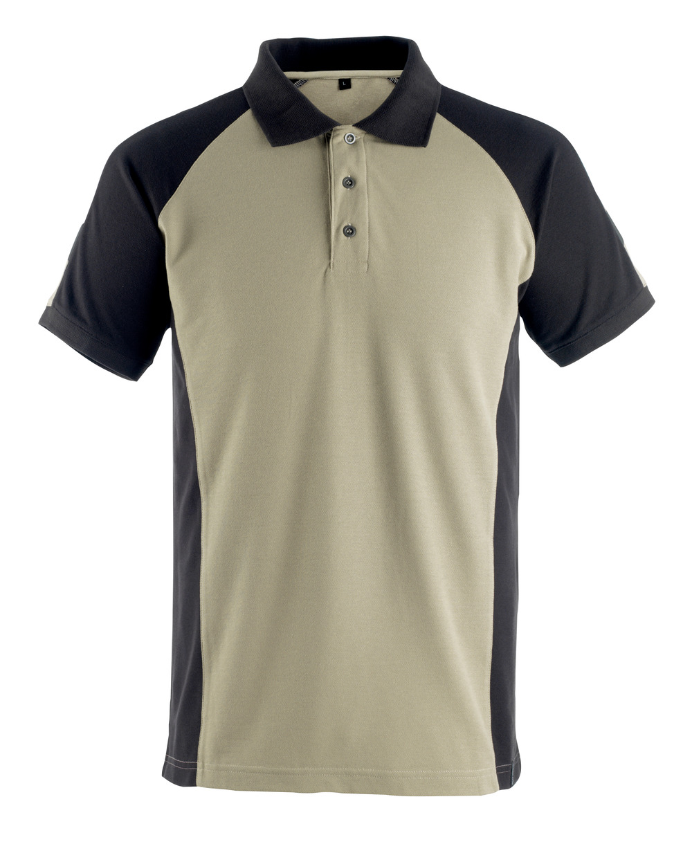 MASCOT Bottrop UNIQUE Polo-Shirt hellkhaki/schwarz XS