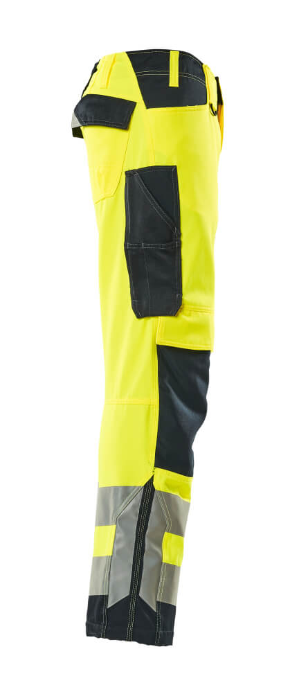 MASCOT Kendal SAFE SUPREME Hose mit Knietaschen hi-vis gelb/schwarzblau 54