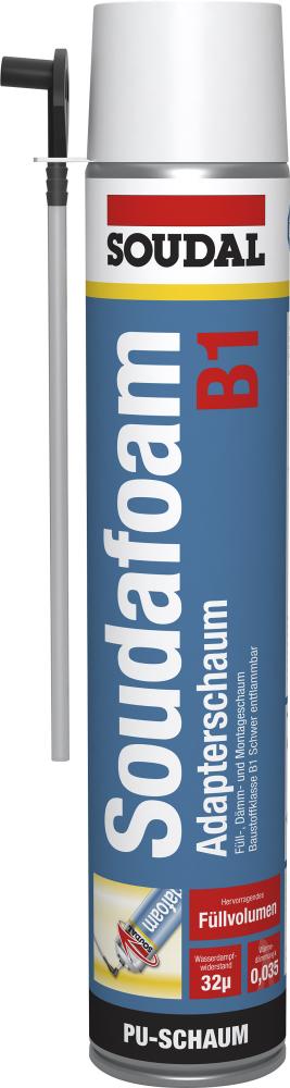 Soudal Soudafoam B1 PU-Schaum 750 ml, (MDI)