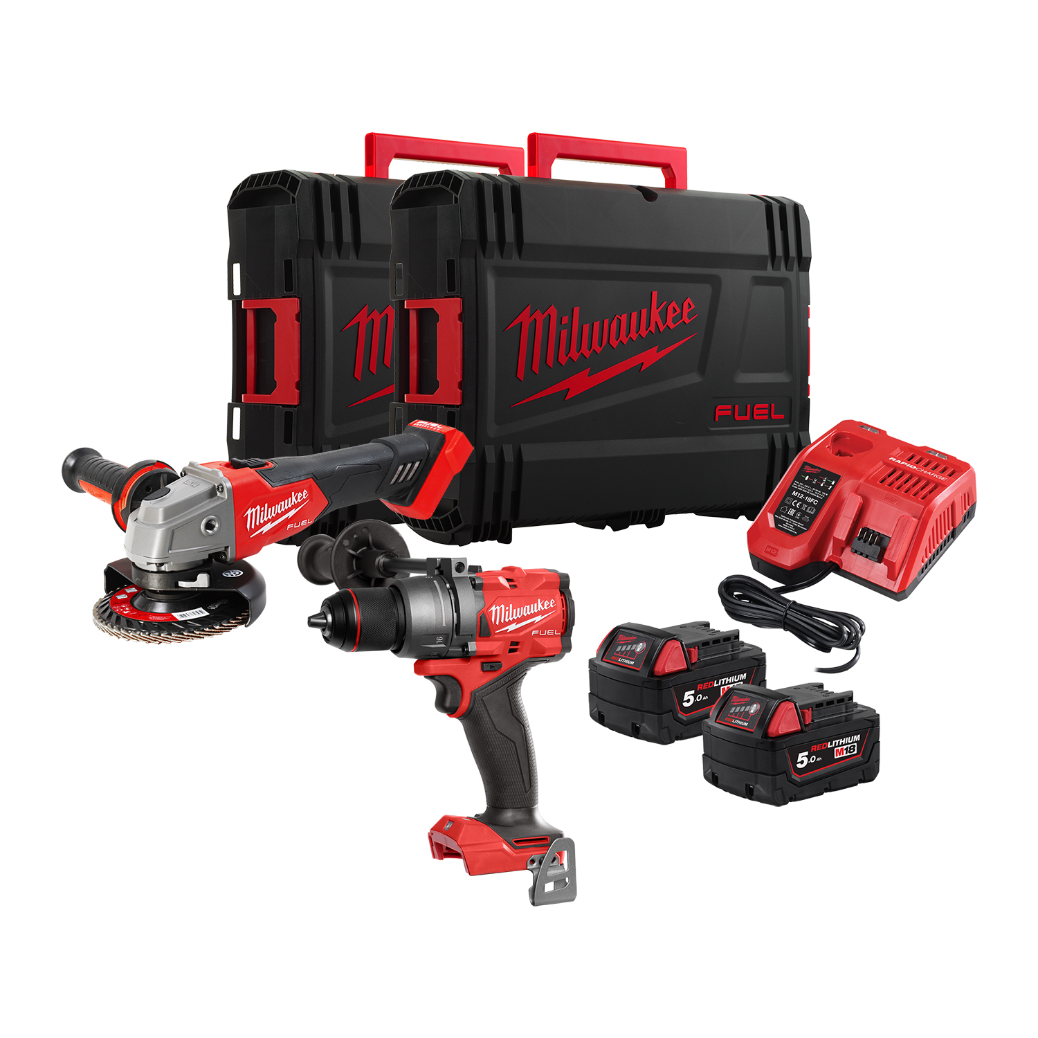 Milwaukee Akku-Werkzeugset 18 V M18FFP2E3-502XEU