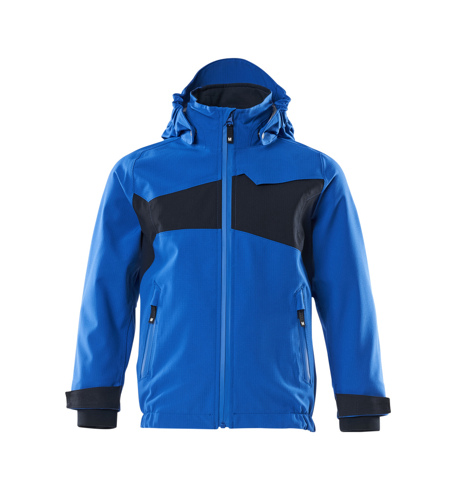 MASCOT ACCELERATE Hard Shell Jacke für Kinder azurblau/schwarzblau 128