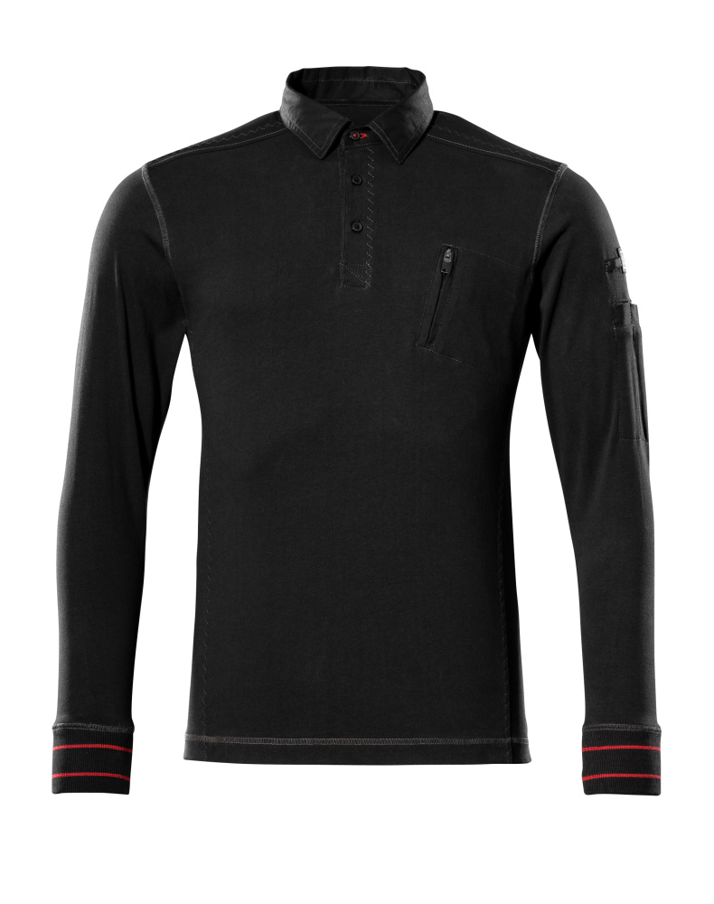 MASCOT Ios FRONTLINE Polo-Sweatshirt schwarz XL