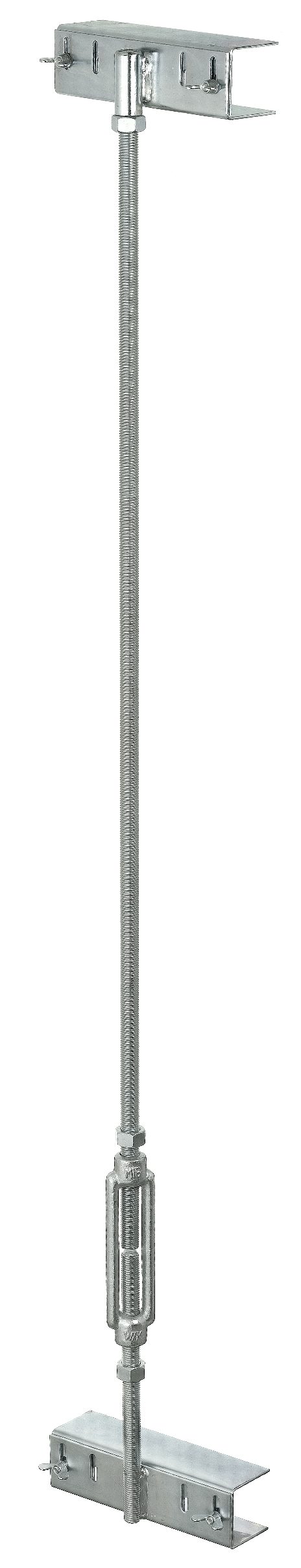 Montagelehre variabel für Nagelbinder, M16x700-1200 mm, galvanisch verzinkt