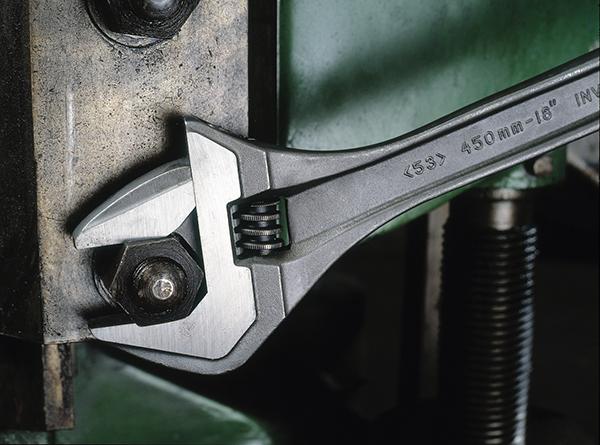 Bahco Rollgabelschlüssel phosphatiert 455mm SB