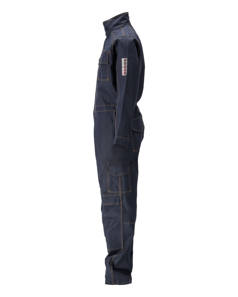 MASCOT Baar MULTISAFE Overall mit Knietaschen schwarzblau 48