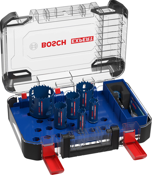 Bosch EXPERT Tough Material Lochsäge-Set, 22/25/35/40/51/68 mm, 9-tlg.