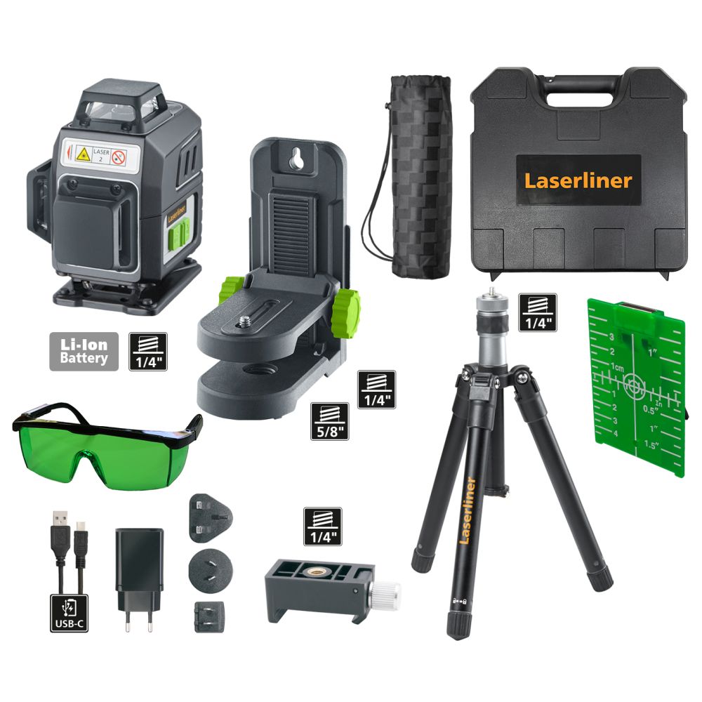 Laserliner Linienlaser 360° mit Akku 4G im Set