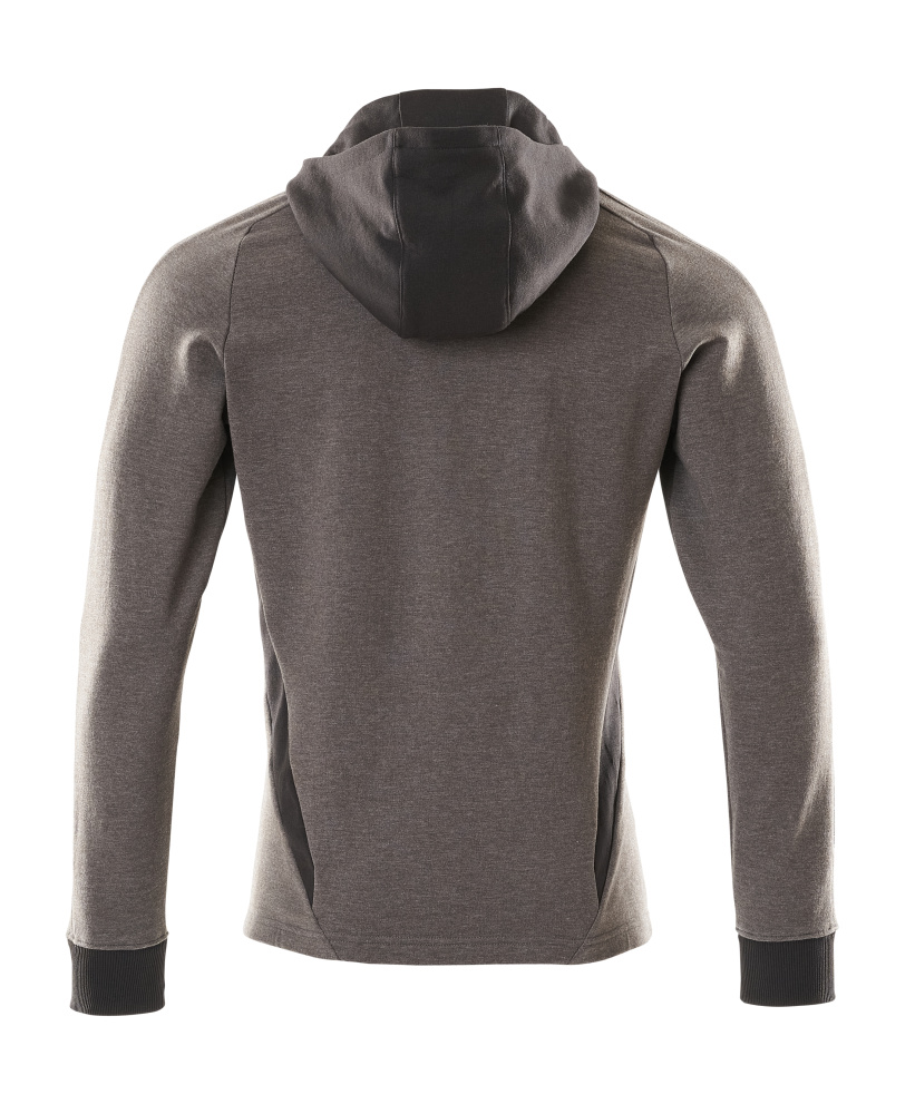 MASCOT ACCELERATE Kapuzensweatshirt mit Reißverschluss dunkelanthrazit/schwarz XL