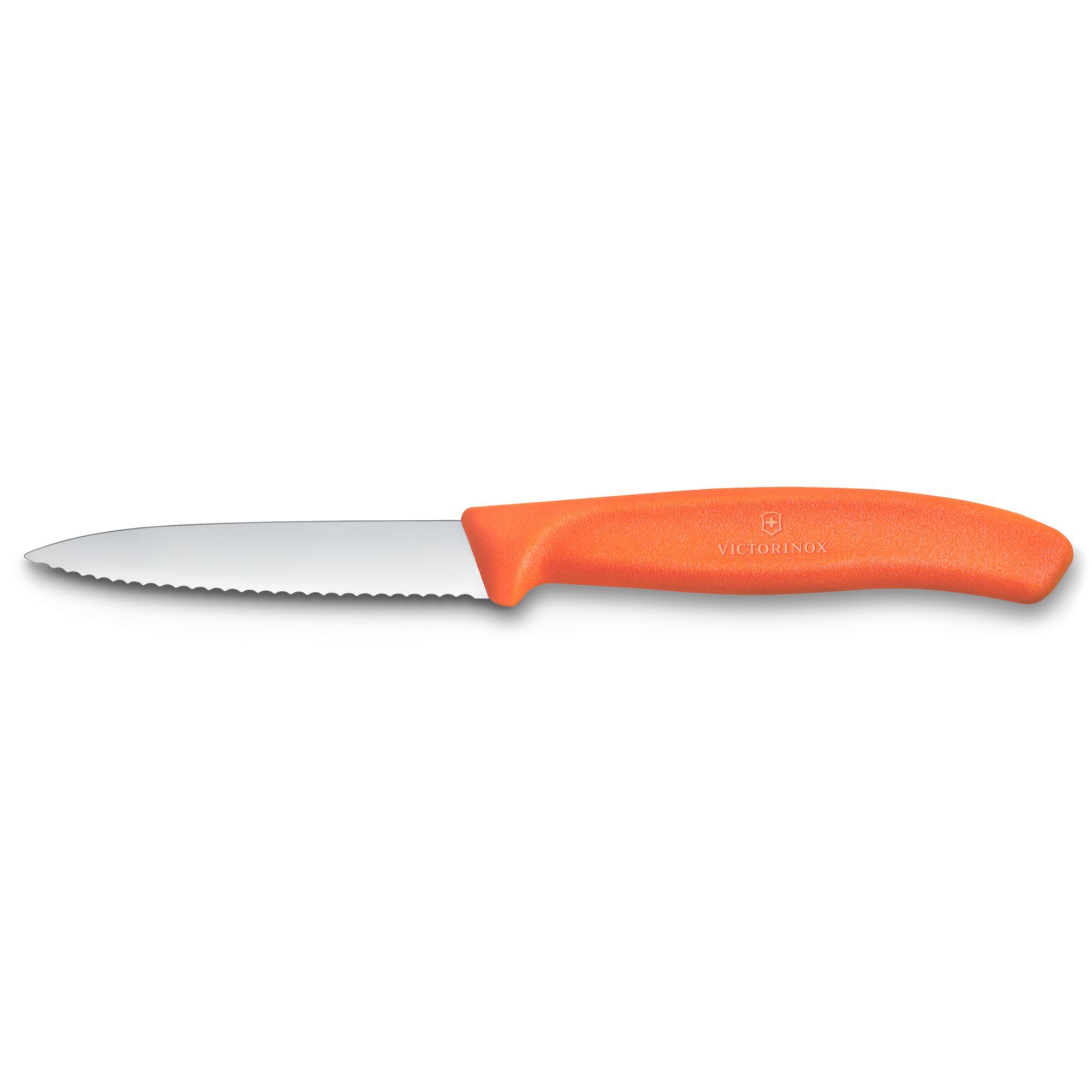 Victorinox Gemüsemesser 6.7639.C1 Mittelspitz 8 cm orange wellen