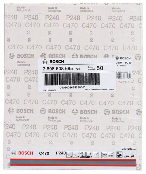 Bosch Schleifblatt C470 Best für Wood+Paint K240