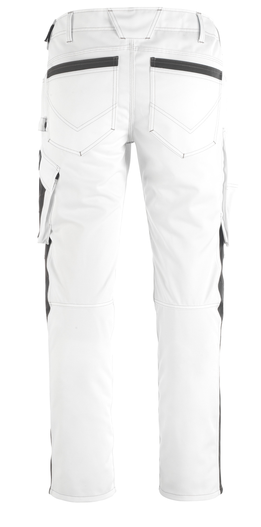 MASCOT Erlangen UNIQUE Hose mit Knietaschen weiß/dunkelanthrazit 54