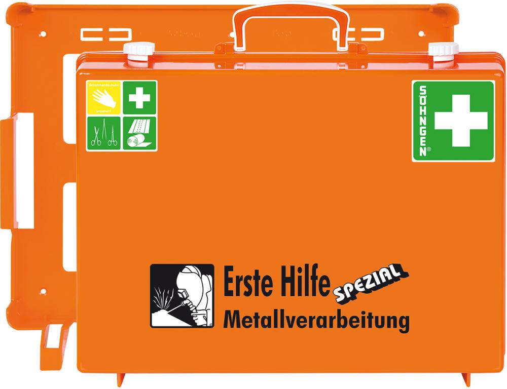 Söhngen Erste-Hilfe-Koffer Spezial MT-CD Metallverarbeitung orange