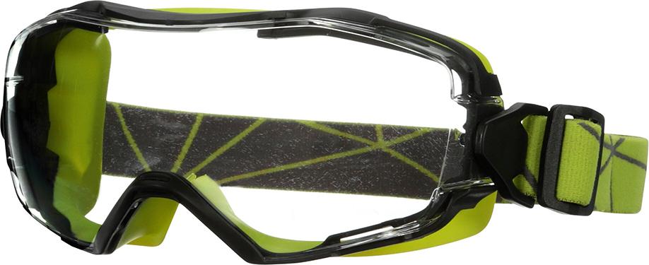 3M Vollsichtbrille 6000, grün, PC, klare Scheibe