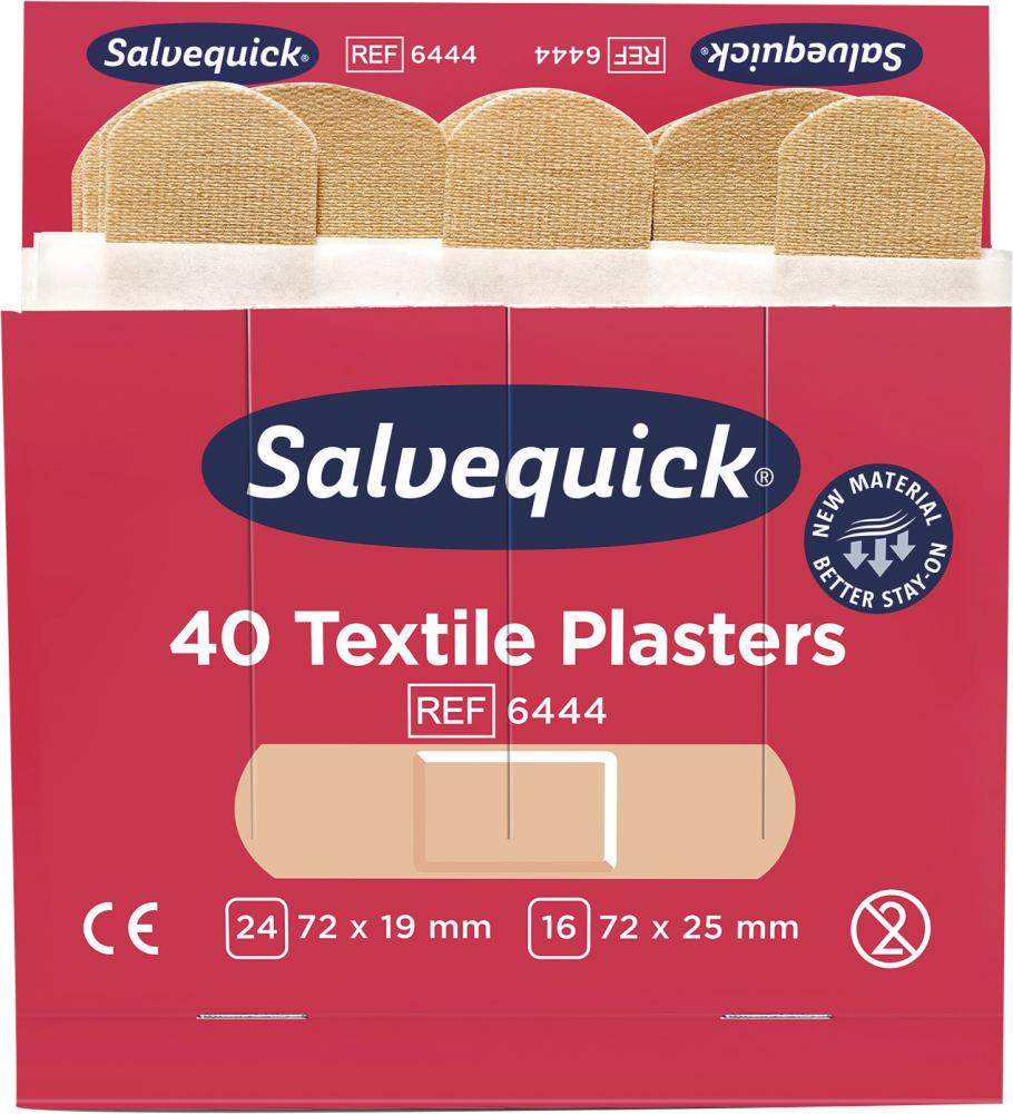 Cederroth Salvequick Nachfüllpack Textilpflaster 6x40 Stk.