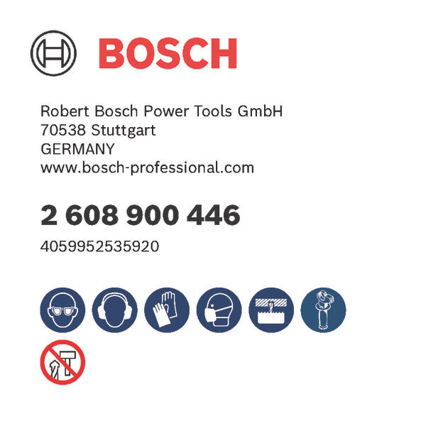 Bosch EXPERT Tough Material Lochsäge-Set, 22/25/35/40/51/68 mm, 9-tlg.