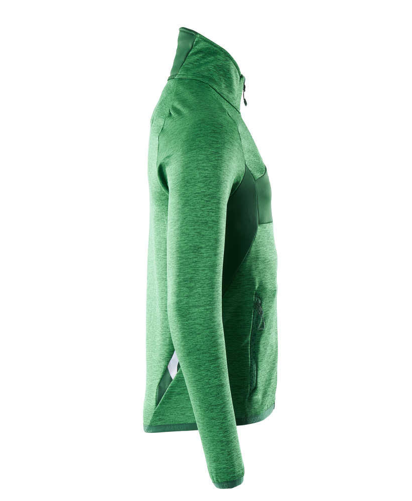 MASCOT ACCELERATE Fleecepullover mit Reißverschluss grasgrün/grün XXL